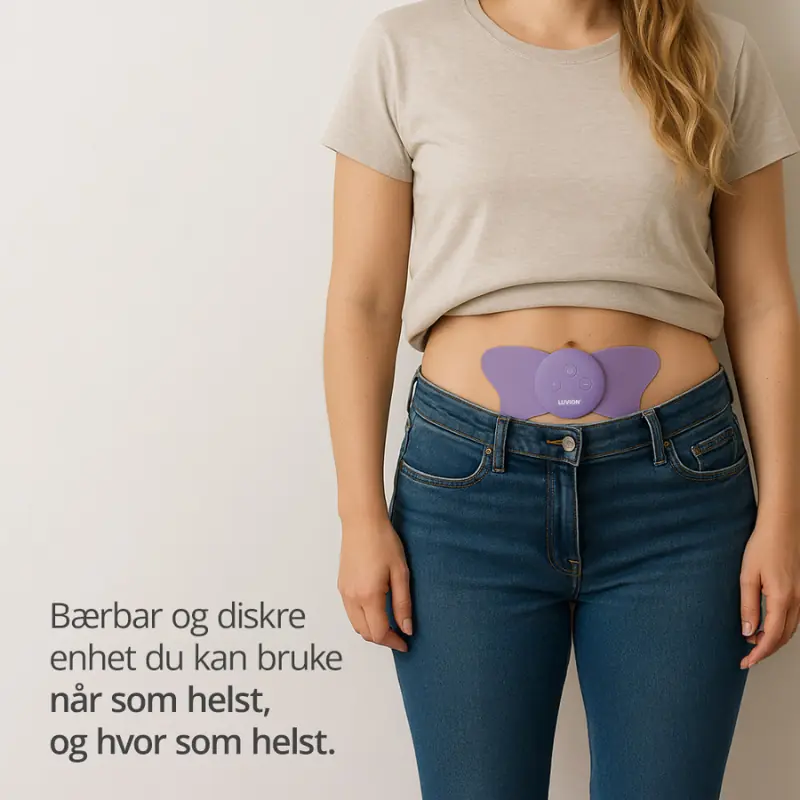 Luvion® TENS i bruk under klærne